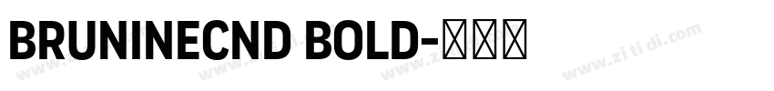 BrunineCnd Bold字体转换